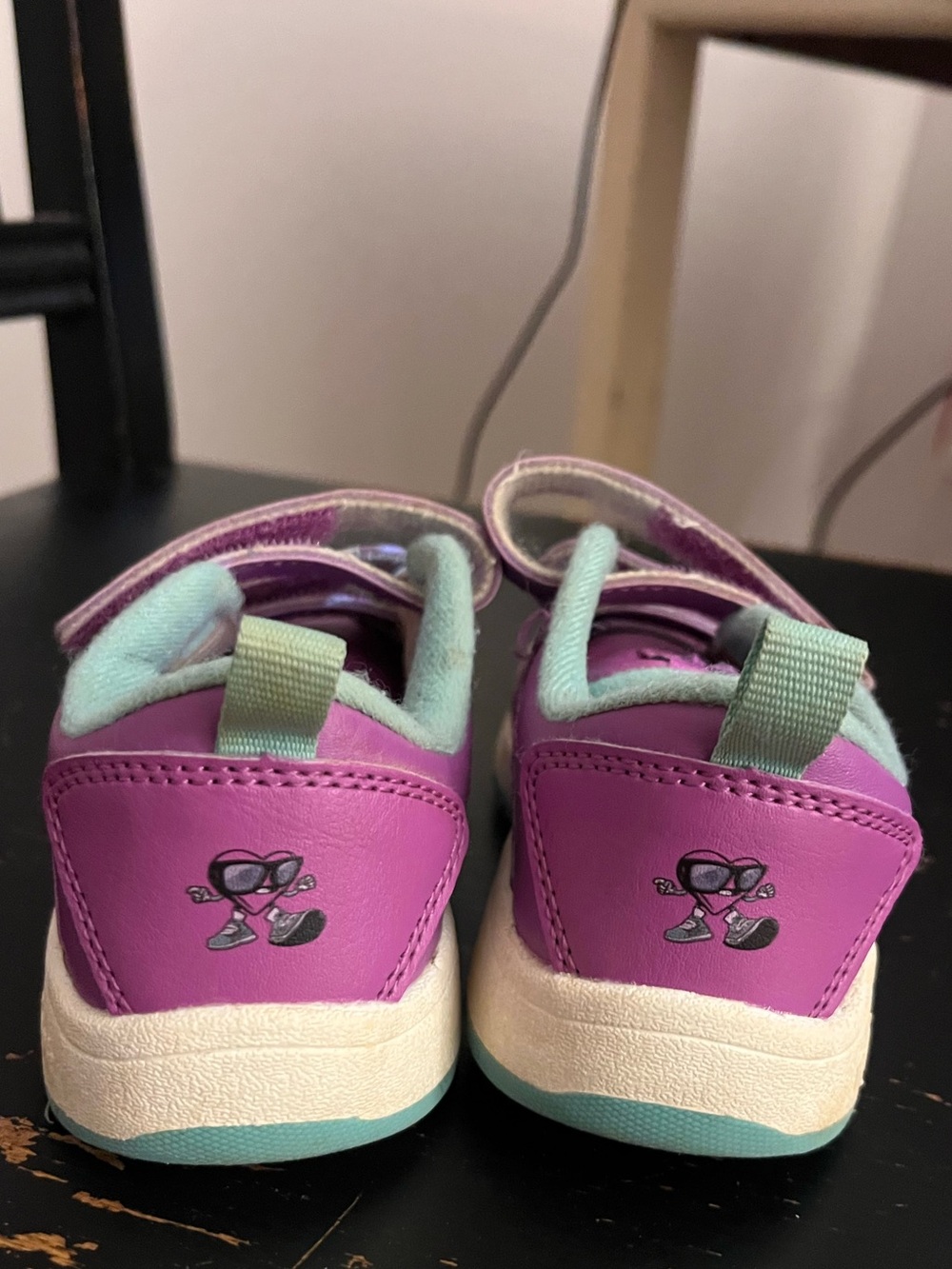 Purple Velcro Reeboks Weeboks - Picture 2 of 4